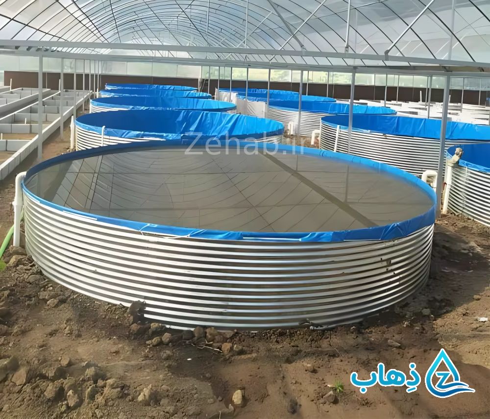 استخر پیش ساخته پرورش ماهی